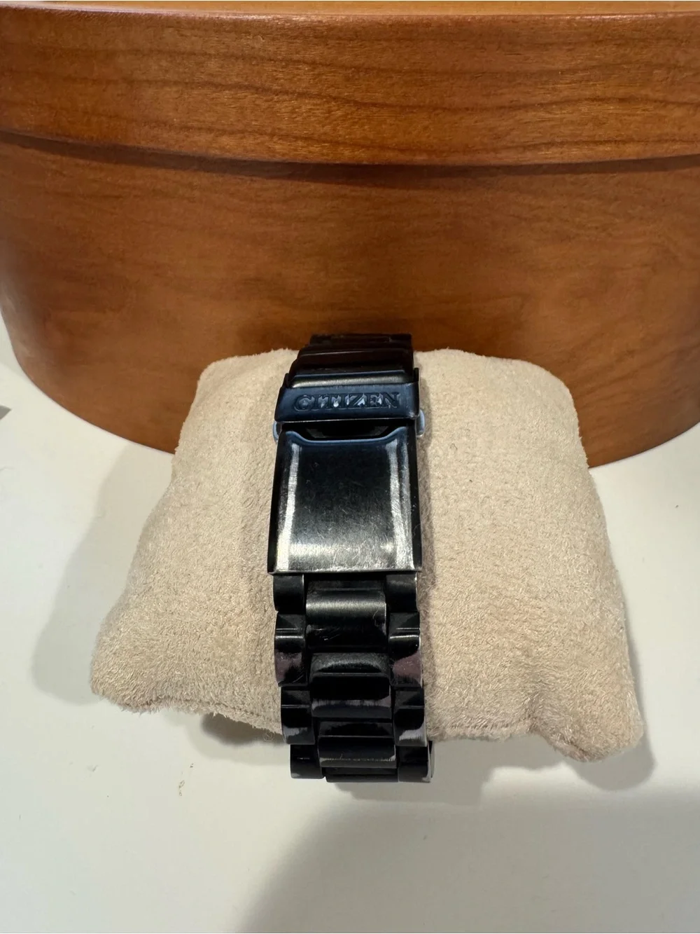 All-Black Chronograph Wristwatch